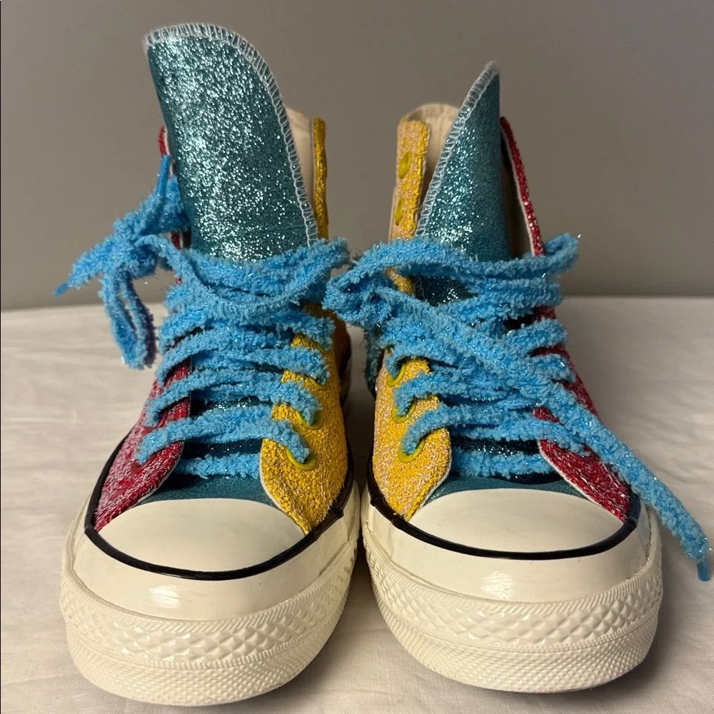 Converse x JW Anderson Chuck 70 Glitter Hi Men's 7 Women's 9 Barbados - Picture 2 of 6